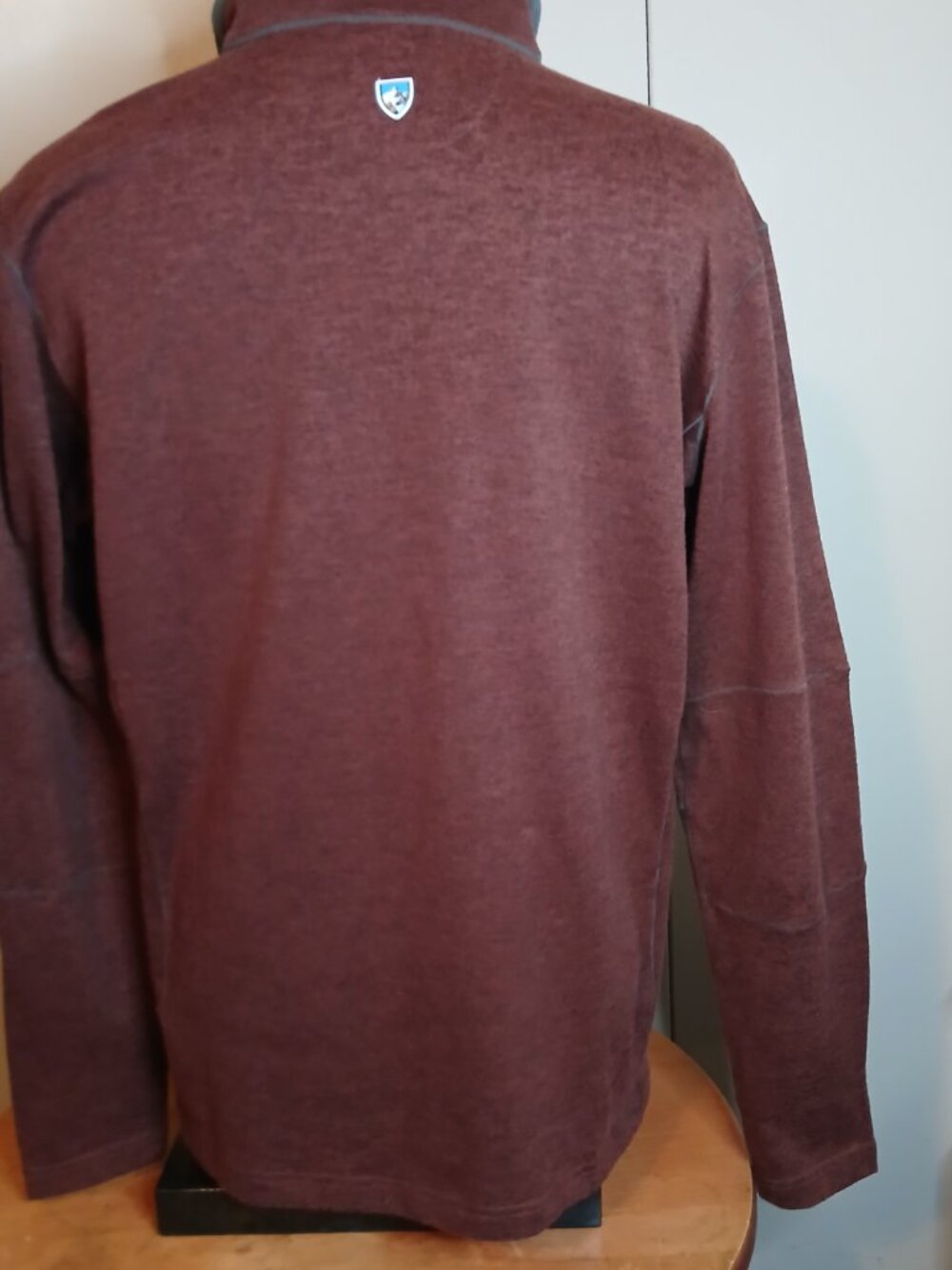 Kuhl Men's XL Burgandy 1/4 Zip Pullover (0854C) - Picture 4 of 8